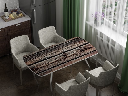 Стол Обеденный Раздвижной Бочонок Фотопечать (Ш-1100/1400 х Г-700 х В-760 мм)/Разные Цвета