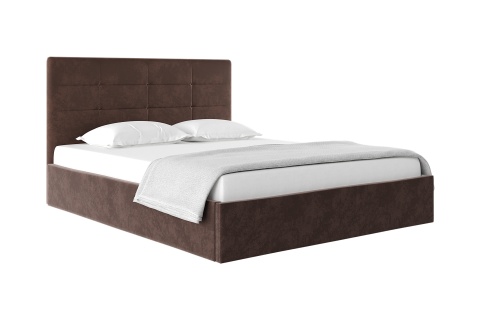 Кровать Диана велюр шоколад