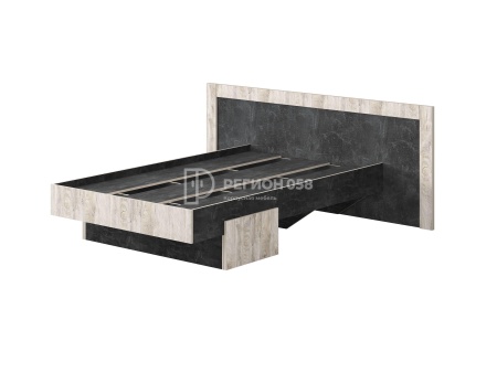 Спальный Гарнитур Каролина-11 Ательер Темный/Дуб Эндгрейн