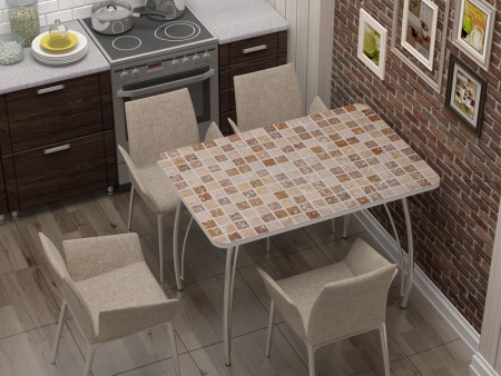 Стол Обеденный Бочонок Фотопечать (Ш-1100 х Г-700 х В-760 мм)/Разные Цвета